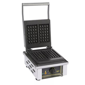 Elektromos Liège gofrisütő, 2 gofri, 1.6 kW, 10x18x2.6 cm | ROLLER GRILL GES20