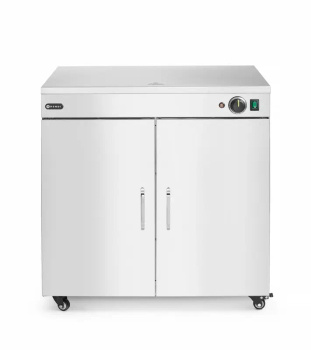Tányérmelegítő dupla, 108 db, rozsdamentes acél, 0,8 kW | HENDI 250174