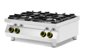Gáztűzhely 4 égőfejes asztali, 19 kW, földgáz | HENDI 227381