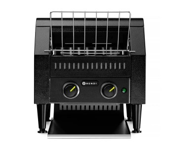 Átmenő dupla kenyérpirító, fekete, 2.24 kW, 25x28 cm, 230 V | HENDI 261354