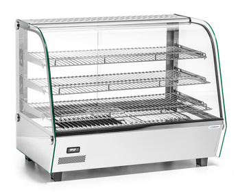 Vitrines melegen tartó üvegezett 160 l, 1.5 kW | FORGAST FG09656