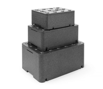 Hőszigetelt piocelán tartály, 12,94 l, 40x30x17,3 cm | HENDI 707579