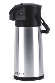 Konferenciatermosz pumpával, 2.2 l, magasság 34 cm | HENDI 448908