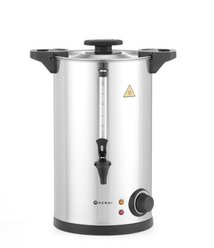 Forraltital-adagoló 10 l, egyrétegű falú, 1.3 kW, magasság 45.5 cm | HENDI 211137
