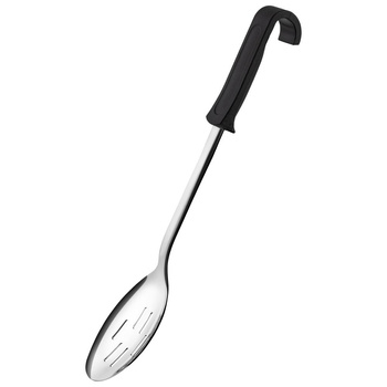 Perforált tálalókanál csúszásmentes nyéllel, 34,5 cm | APS 664
