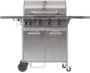 Gázgrill AKKA 4+1, öntöttvas ráccsal, 16 kW | LUND 99655