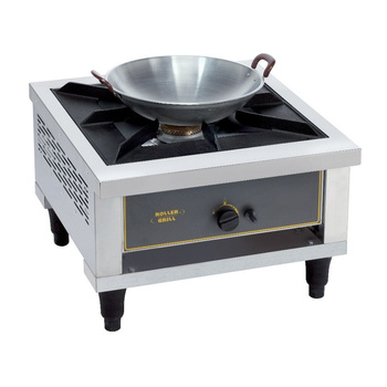 Gáztűzhelyes vendéglátó zsámoly, 1 égős, 14 kW, 60x63x42.5 cm | ROLLER GRILL GAR14XL