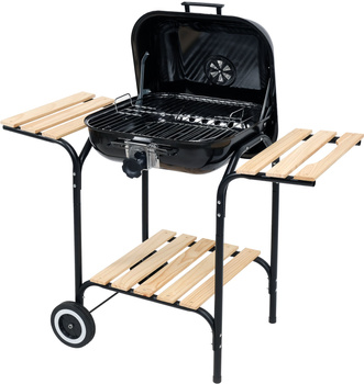 Grillsütő állítható grillráccsal, rács 45x40 cm | LUND 99905