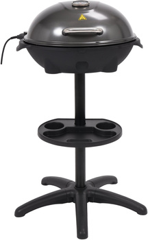 Elektromos álló grill 1/2 bordázott lappal, 2,4 kW | LUND 67420