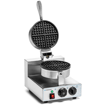 Elektromos egyfejes belga gofrisütő, Ø 18,5 cm, 1,2 kW, 230 V | FORGAST FG09711