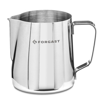 Acél tejeskancsó habosításhoz, 350 ml | FORGAST FG11020