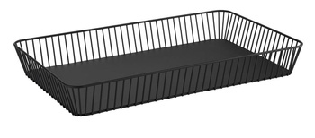 Kosár URBAN, GN 1/1, fekete, 53x32,5x7 cm | APS 30414