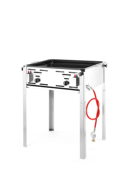Gázgrill Grill Master MAXI GN 2/1, 59x48 cm, 9.2 kW | HENDI 154717