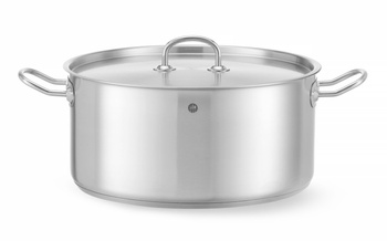 Rozsdamentes acél alacsony fazék - 12 l Kitchen Line | HENDI 836040
