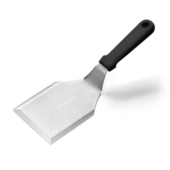 Lapát hamburgerekhez 11x14,5 cm, rozsdamentes acélból, hossza 30,5 cm | FORGAST FG11221