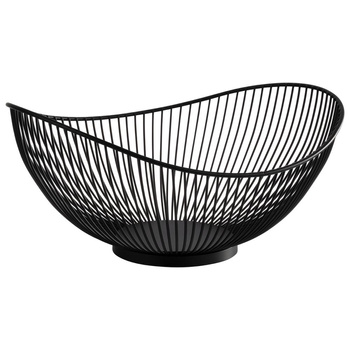 Kosár SVART, fekete, 29.5x25.5x13.5 cm | APS 30424