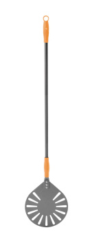 Lapát pizzahoz kerek, perforált, hossz: 120 cm | HENDI 618103