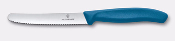 Paradicsomkés Swiss Classic, recés penge, kék, penge hossza 11 cm | VICTORINOX 6.7832.C1
