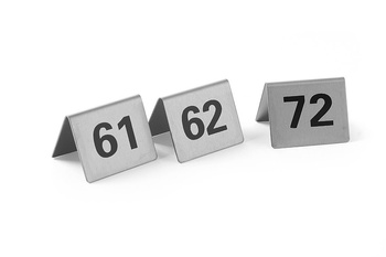Információs tábla 61-72-es számmal | HENDI 663899