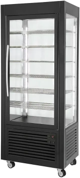 Hűtött bemutató vitrin 480 l, dinamikus hűtés, ezüst, 230 V | ROLLER GRILL RD 80 F