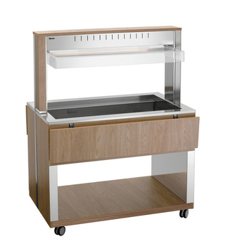 Büfé melegen tartó kocsi W3110-200U | BARTSCHER 125633
