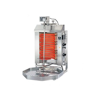 Gyros (kebab) elektromos, 15 kg-ig, 3 fűtőzóna, 4.5 kW | POTIS E-1