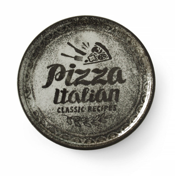 Pizzástányér Recipe Collection Brick Black - átm. 31 cm | HENDI 768761