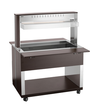Melegen tartó büfékocsi W3110-200W | BARTSCHER 125633V1