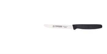 Univerzális kés hullámos éllel - 11 cm, fekete | GIESSER MESSER 8365 wsp 11