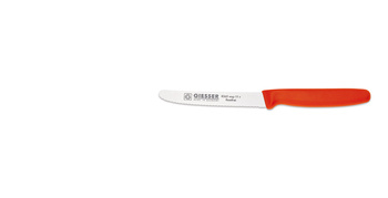 Univerzális kés hullámos éllel - 11 cm, piros | GIESSER MESSER 8365 wsp 11 r