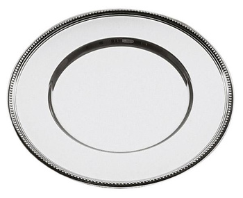 Alátét tányérhoz dekoratív, rozsdamentes acél, 33 cm | APS 36323