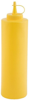 Adagoló hideg szószokhoz dugóval, sárga, 650 ml | APS 93155