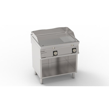 Grilllap sima-bordázott krómozott 400V Tecno74 | TECNOINOX 716222