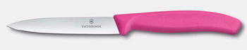 Zöldség- és gyümölcskés Swiss Classic, sima élű penge, rózsaszín, pengehossz 10 cm | VICTORINOX 6.7705.C1