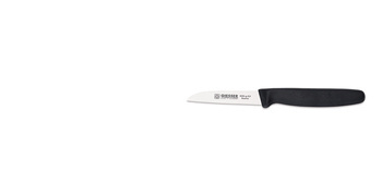 Zöldségkés hullámos éllel - 8 cm, fekete | GIESSER MESSER 8305 wsp 8