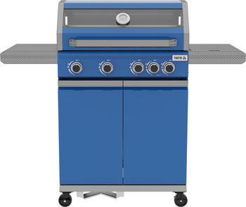 Grillgáz ITAMI 4+1, 14,2 KW, kék | YATO YG-20033
