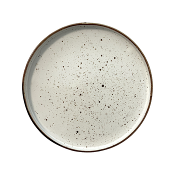 Lapos tányér peremmel Arondi krém 20 cm | KERA CERAMIKA 18.3/R.K