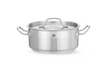 Rozsdamentes acél alacsony fazék - űrtartalom 2,8 l Profi Line | HENDI 830208
