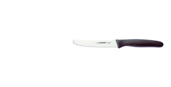 Univerzális kés hullámos éllel - 11 cm, sötétszürke | GIESSER MESSER 8365 wsp 11 mm