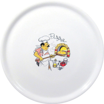 Pizzástányér Traditional, fehér - átm. 31 cm | HENDI 768808