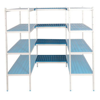 Összekötő állvány 5 polcos, mélység 50 cm 5P-125+20UM | ALUSHELF 50538