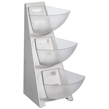 Büféállvány, háromszintes MULTITRACK, 28x19.5x41 cm | APS 11444