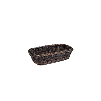 Kosár polipropilénből GN LINE, téglalap alakú, fekete-barna, GN 1/4, 27x16.5x7.5 cm | APS 40225