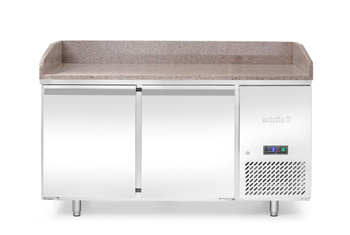 Pizzahűtő asztal 2 ajtós, 250 l, 151x80x87.5 cm | ARKTIC 220245