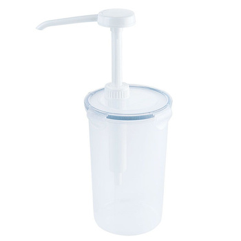 Adagolószósz-diszpenzer pumpával, 1,2 l, átlátszó | CONTACTO 1323/120