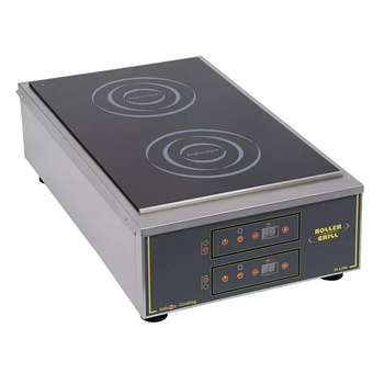 Indukciós tűzhely 2 főzőzónás, 2x3 kW, 2x230 V | ROLLER GRILL PID 700