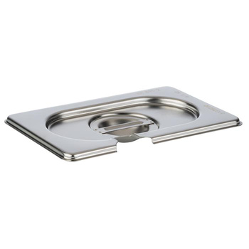 Acél fedő GN 1/6-hoz kanálkivágással | APS 81692