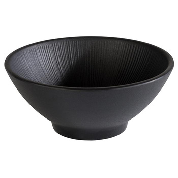 Tál NERO, melamin, fekete, 16x6,5 cm, 500 ml | APS 85069