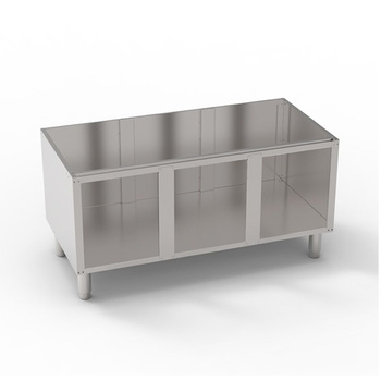 Nyitott állvány T74 120x57,5x57 cm | TECNOINOX 799003