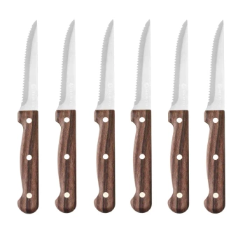 Steakkés Profi Line, 6 db, 21 cm, barna | HENDI 783085